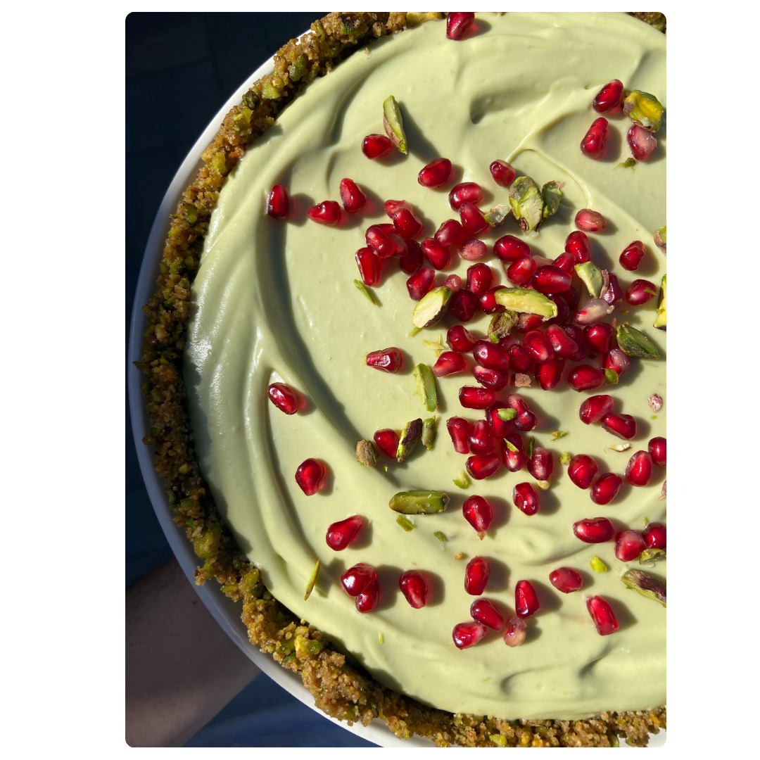 No-Bake Pistachio Cheesecake